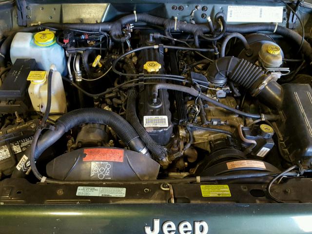 1J4FJ68S6TL205531 - 1996 JEEP CHEROKEE S GREEN photo 7