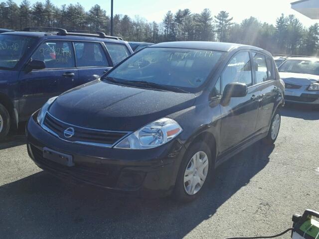 3N1BC1CP0BL406318 - 2011 NISSAN VERSA S BLACK photo 2