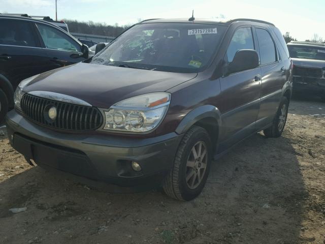 3G5DA03E24S533916 - 2004 BUICK RENDEZVOUS RED photo 2