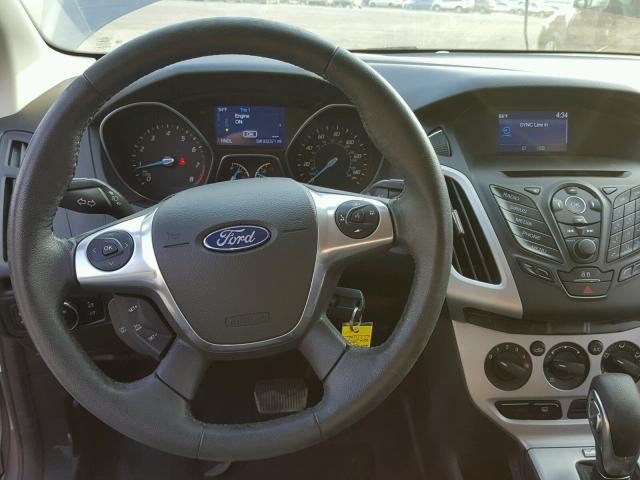 1FADP3F25EL378706 - 2014 FORD FOCUS SE GRAY photo 9