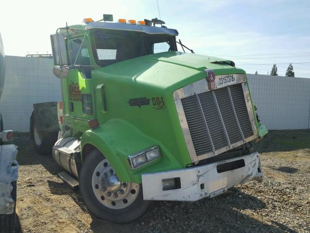 1XKDAU8X17J162123 - 2007 KENWORTH CONSTRUCTI GREEN photo 1