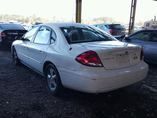 1FAFP53U44A133772 - 2004 FORD TAURUS SE WHITE photo 3