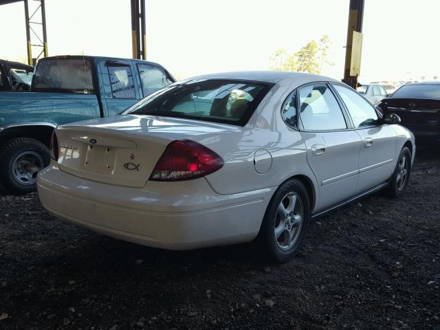 1FAFP53U44A133772 - 2004 FORD TAURUS SE WHITE photo 4