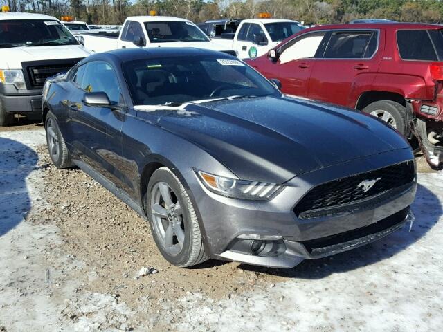 1FA6P8AM1F5312075 - 2015 FORD MUSTANG GRAY photo 1