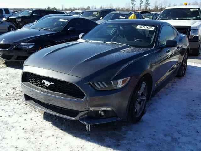 1FA6P8AM1F5312075 - 2015 FORD MUSTANG GRAY photo 2