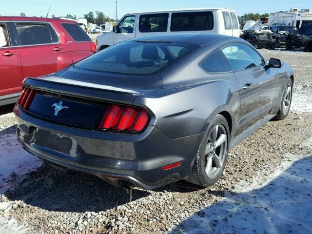 1FA6P8AM1F5312075 - 2015 FORD MUSTANG GRAY photo 4