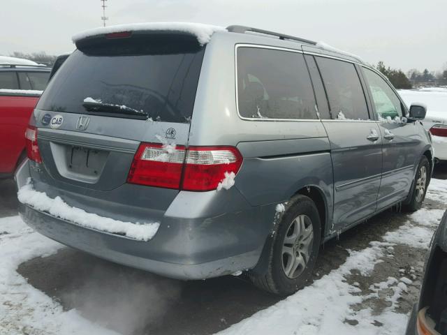 5FNRL38726B112679 - 2006 HONDA ODYSSEY EX SILVER photo 4