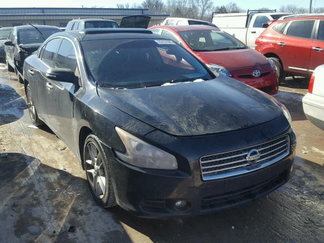 1N4AA51E39C816114 - 2009 NISSAN MAXIMA S BLACK photo 1