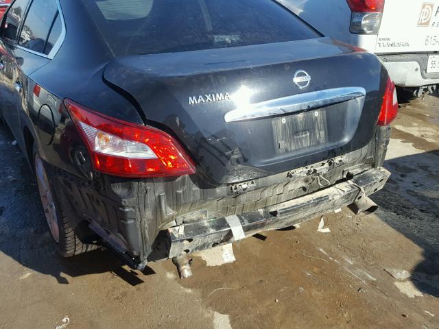 1N4AA51E39C816114 - 2009 NISSAN MAXIMA S BLACK photo 9