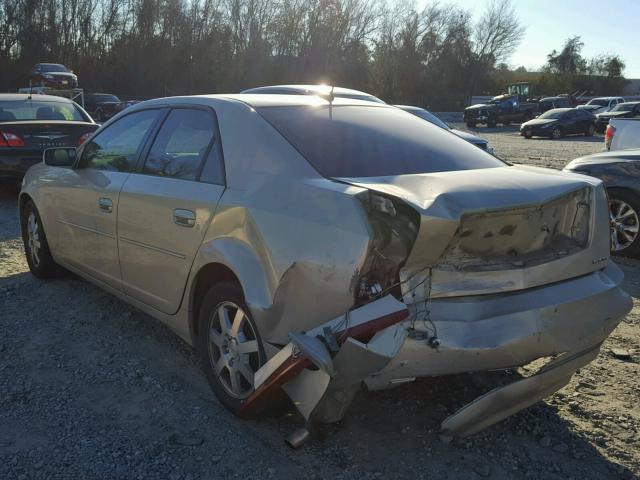 1G6DP577870106710 - 2007 CADILLAC CTS HI FEA GOLD photo 3