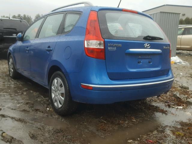 KMHDC8AE2BU100495 - 2011 HYUNDAI ELANTRA TO BLUE photo 3