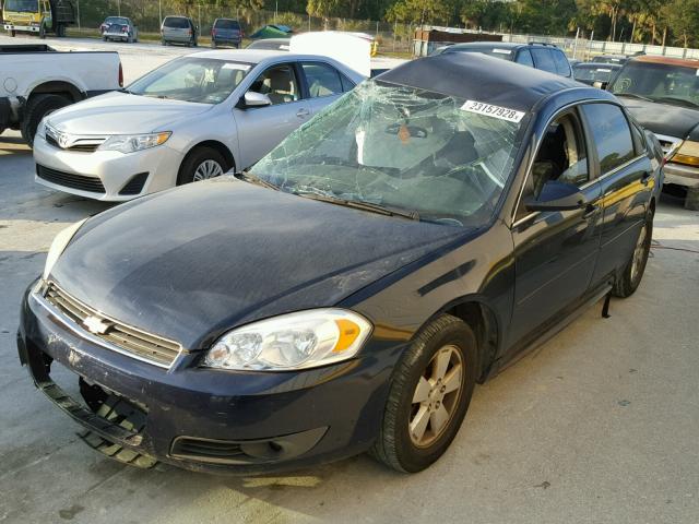 2G1WG5EKXB1311366 - 2011 CHEVROLET IMPALA LT BLUE photo 2