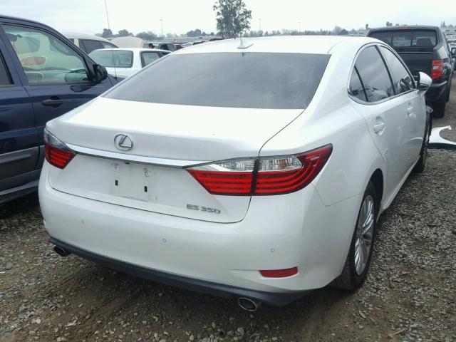 JTHBK1GG8D2012093 - 2013 LEXUS ES 350 WHITE photo 4