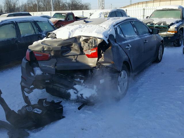 KNAGM4A76F5628868 - 2015 KIA OPTIMA LX GRAY photo 4