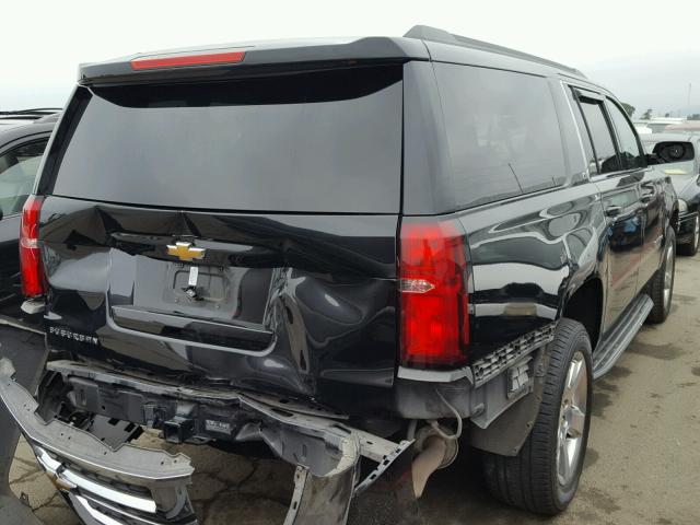 1GNSCJKC2FR152693 - 2015 CHEVROLET SUBURBAN C BLACK photo 4