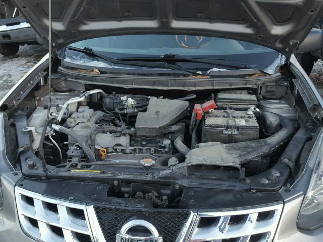 JN8AS5MV6EW703869 - 2014 NISSAN ROGUE SELE GRAY photo 7