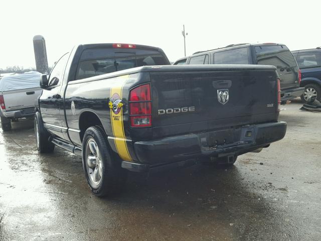 1D7HA16DX4J291225 - 2004 DODGE RAM 1500 S BLACK photo 3