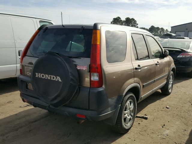 SHSRD78874U227801 - 2004 HONDA CR-V EX BROWN photo 4