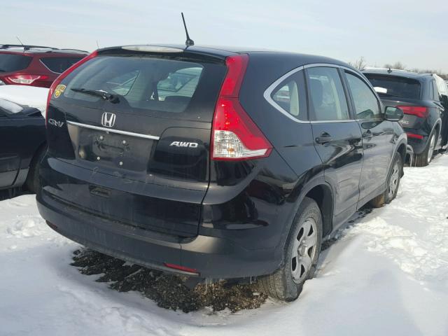 2HKRM4H30DH646598 - 2013 HONDA CR-V LX BLACK photo 4