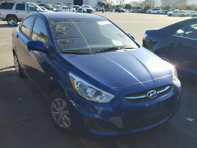 KMHCT4AE6GU099251 - 2016 HYUNDAI ACCENT SE BLUE photo 1