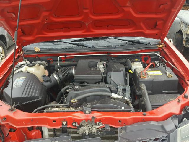 1GCDT136958240428 - 2005 CHEVROLET COLORADO RED photo 7