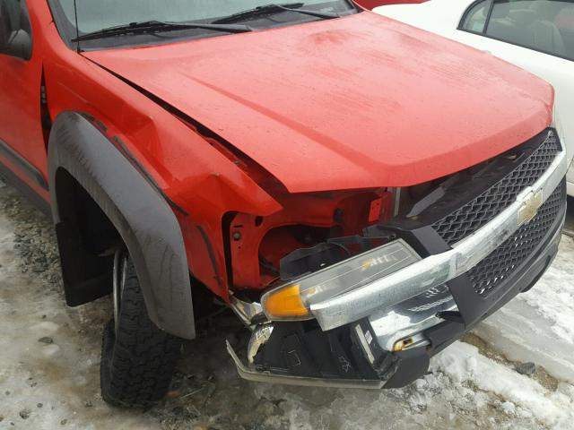 1GCDT136958240428 - 2005 CHEVROLET COLORADO RED photo 9