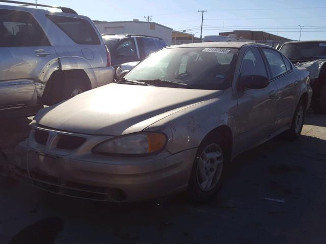 1G2NF52FX3C319593 - 2003 PONTIAC GRAND AM S GOLD photo 2