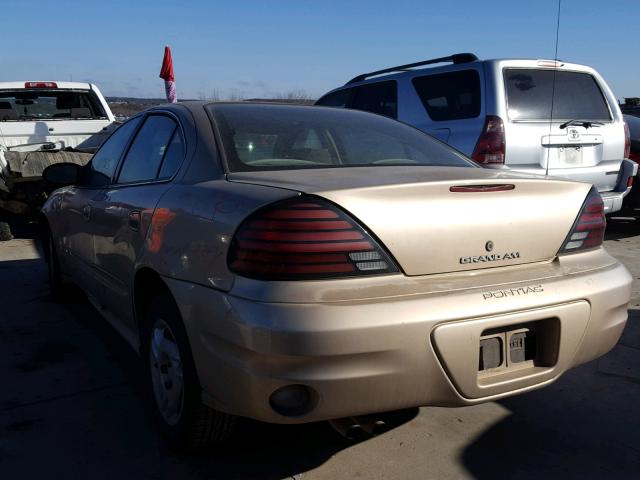 1G2NF52FX3C319593 - 2003 PONTIAC GRAND AM S GOLD photo 3