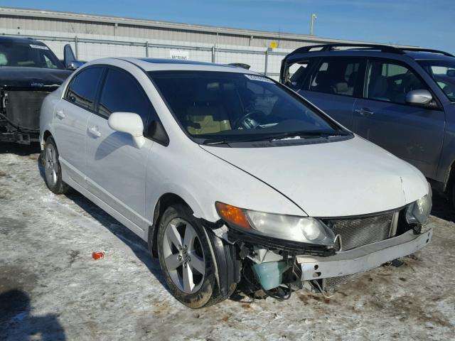 2HGFA16978H502922 - 2008 HONDA CIVIC EXL WHITE photo 1