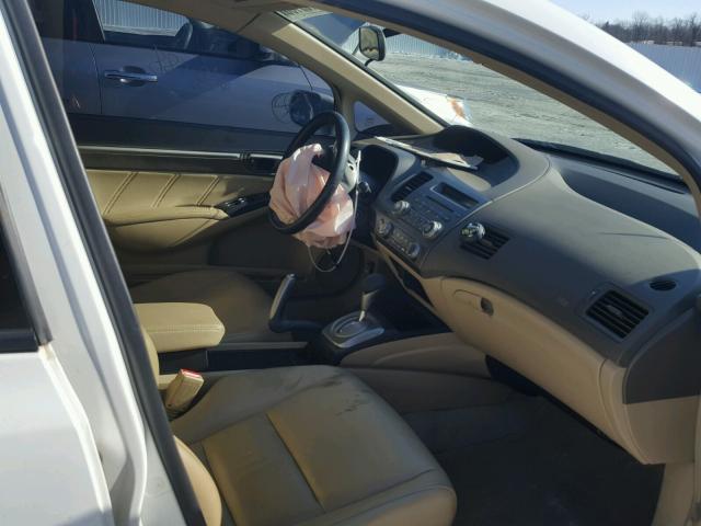 2HGFA16978H502922 - 2008 HONDA CIVIC EXL 白色 照片 5
