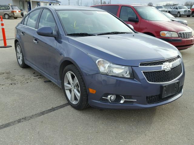 1G1PE5SB4D7292379 - 2013 CHEVROLET CRUZE LT BLUE photo 1