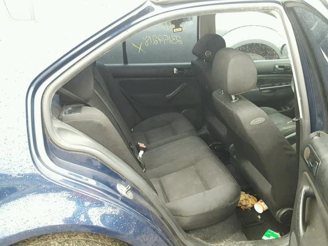 3VWRK69M83M021445 - 2003 VOLKSWAGEN JETTA GL BLUE photo 6