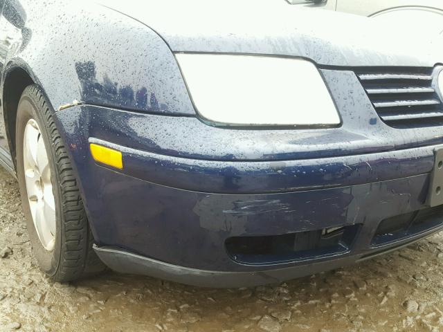 3VWRK69M83M021445 - 2003 VOLKSWAGEN JETTA GL BLUE photo 9