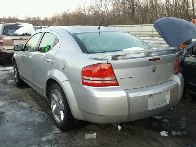 1B3LC76M58N559776 - 2008 DODGE AVENGER R/ SILVER photo 3