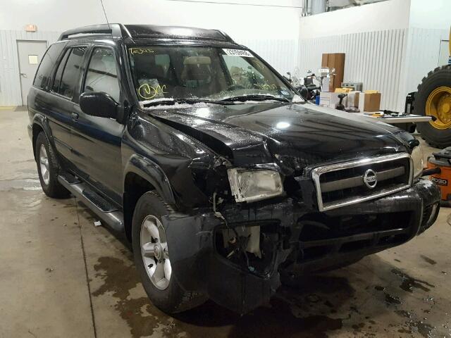 JN8DR09X73W710767 - 2003 NISSAN PATHFINDER BLACK photo 1