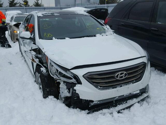 5NPE34AF3FH040088 - 2015 HYUNDAI SONATA SPO WHITE photo 1