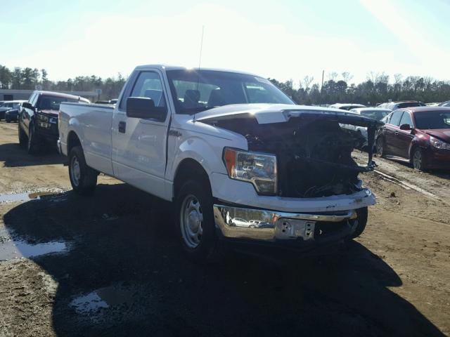 1FTNF1CF3DKE13177 - 2013 FORD F150 WHITE photo 1