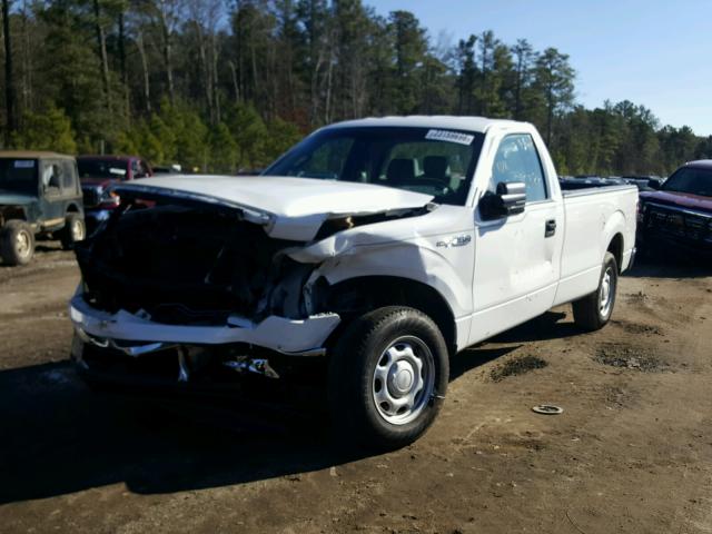 1FTNF1CF3DKE13177 - 2013 FORD F150 WHITE photo 2