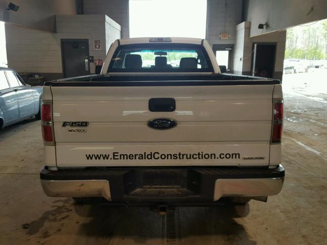 1FTNF1CF3DKE13177 - 2013 FORD F150 WHITE photo 6