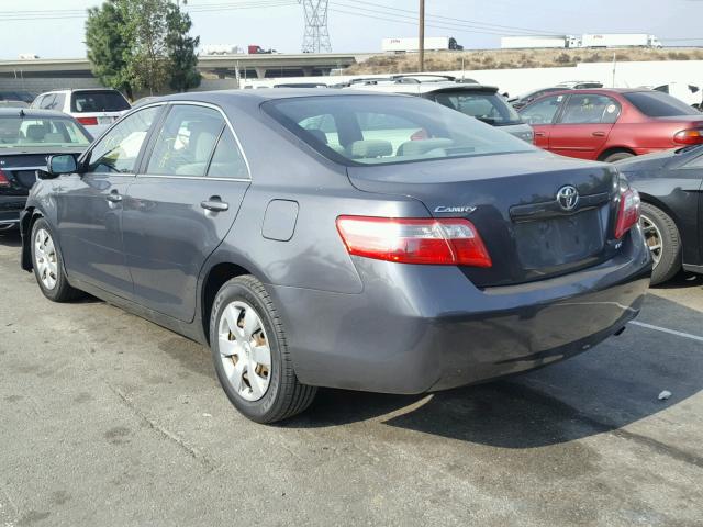 4T1BE46KX8U205786 - 2008 TOYOTA CAMRY CE CHARCOAL photo 3