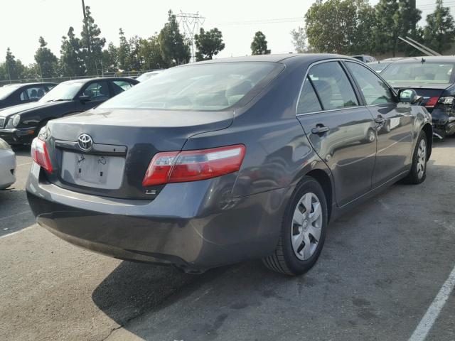 4T1BE46KX8U205786 - 2008 TOYOTA CAMRY CE CHARCOAL photo 4