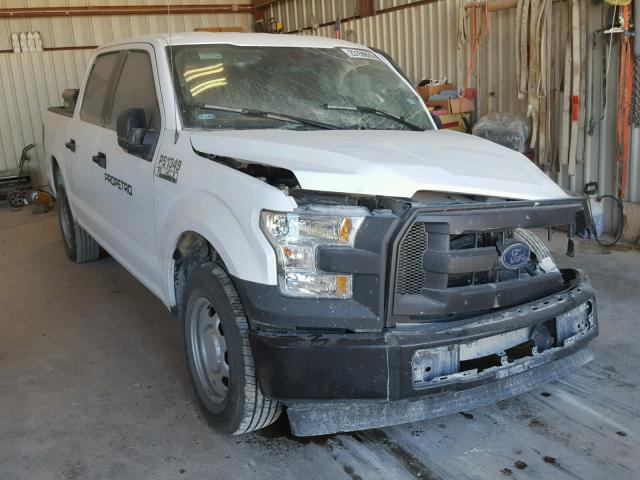 1FTEW1CF5HKD66742 - 2017 FORD F150 SUPER WHITE photo 1