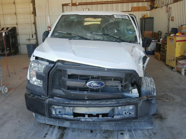 1FTEW1CF5HKD66742 - 2017 FORD F150 SUPER WHITE photo 9