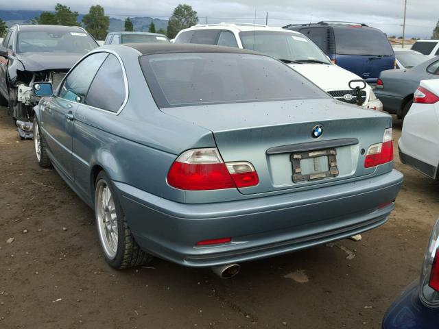 WBABN73413PJ16219 - 2003 BMW 325 CI Зелений фото 3