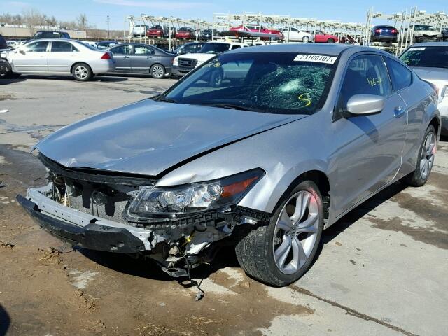 1HGCS2B87CA003192 - 2012 HONDA ACCORD SILVER photo 2