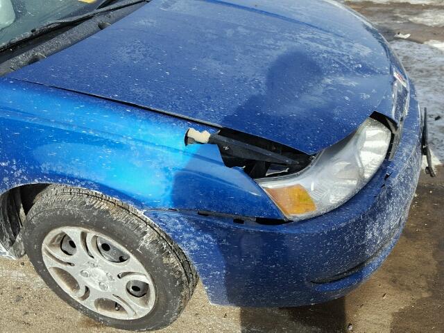 1G8AJ52FX4Z142559 - 2004 SATURN ION LEVEL BLUE photo 9