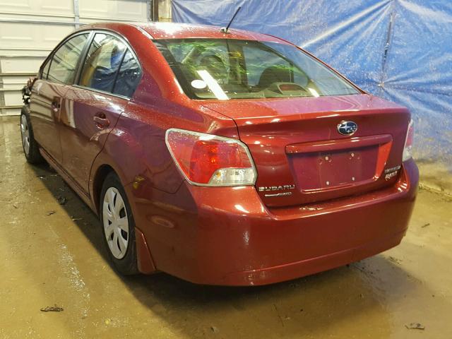 JF1GJAA65DH028166 - 2013 SUBARU IMPREZA BA RED photo 3