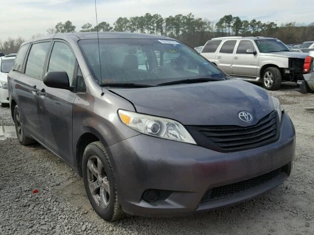 5TDKA3DC3BS008234 - 2011 TOYOTA SIENNA BAS GRAY photo 1