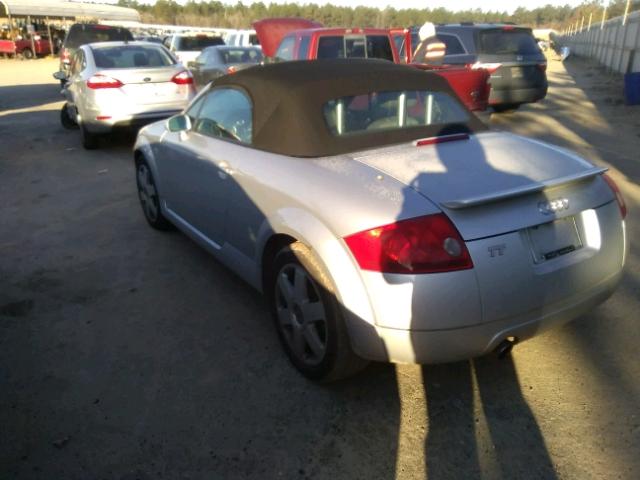 TRUTC28N821034237 - 2002 AUDI TT GRAY photo 9