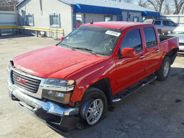 1GTH6MFE8B8140975 - 2011 GMC CANYON SLE RED photo 2